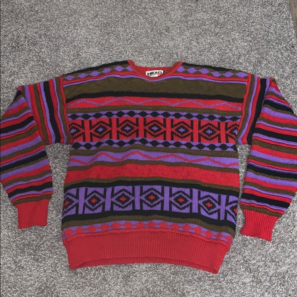 Vintage Head Wool Sweater